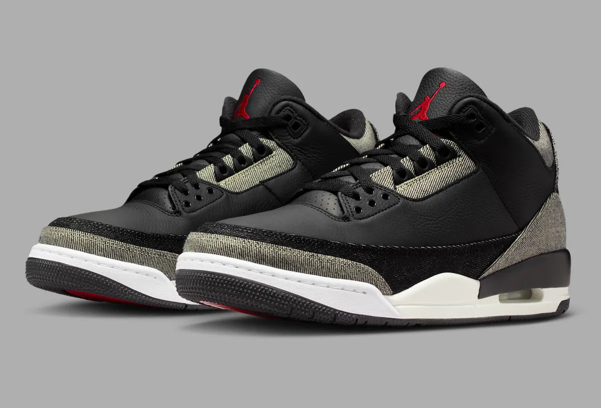 Levi’s x Air Jordan 3 “Black Denim”