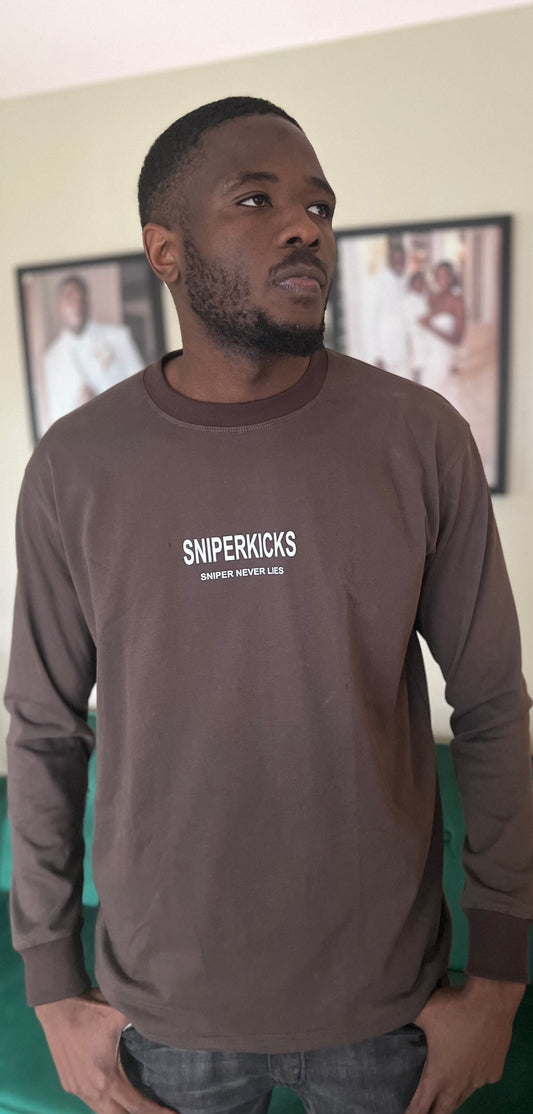 Sniperkicks Long Tee (Mocha)