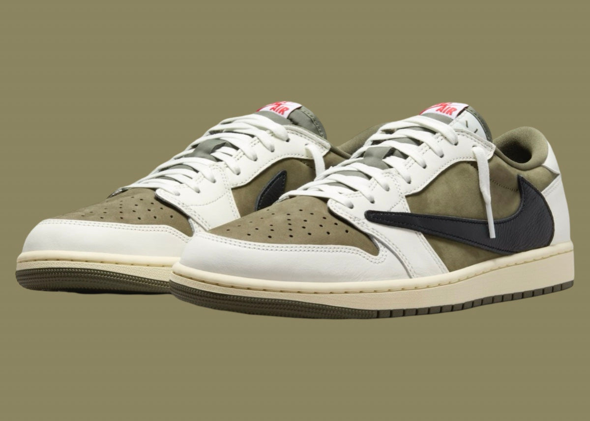 Travis Scott Air Jordan 1 Low Medium Olive