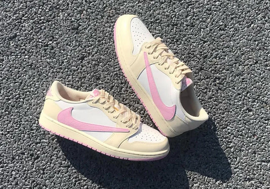 Travis Scott x Air Jordan 1 Low OG "Shy Pink"