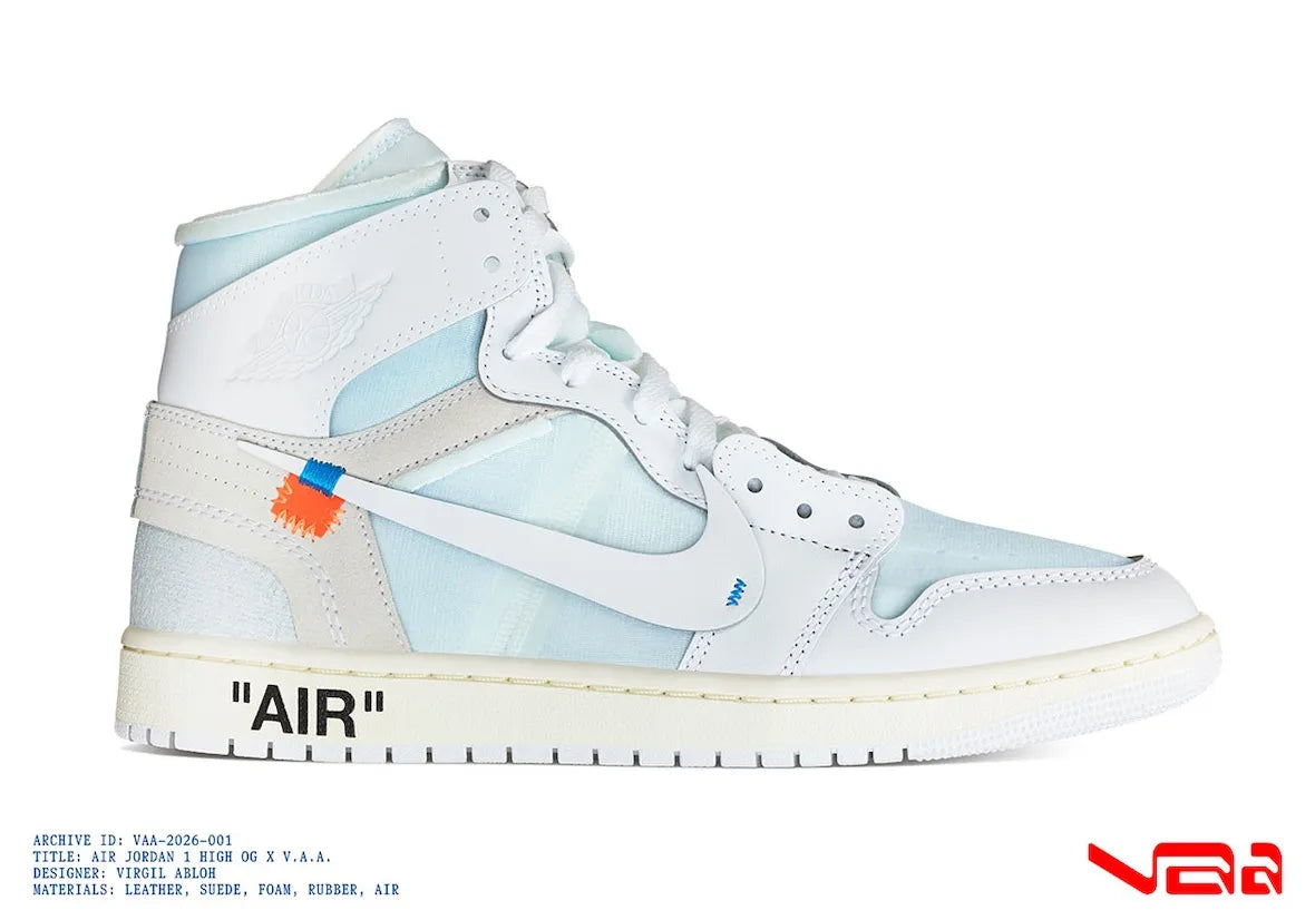 Virgil Abloh Archive x Air Jordan 1 High OG “Alaska”